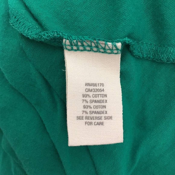 ANTHROPOLOGIE GREEN SLEEVELESS FRONT TWIST BUTTERFLY TOP - Picture 8 of 8